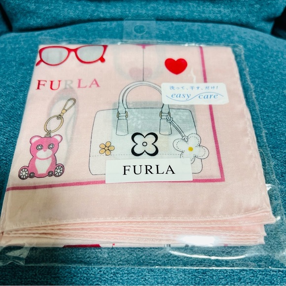 Furla Pink Bandana/Scarf - Picture 4 of 8